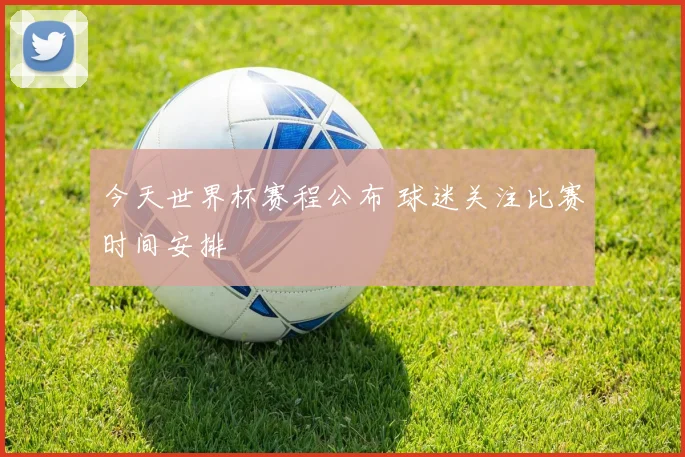 今天世界杯赛程公布 球迷关注比赛时间安排
